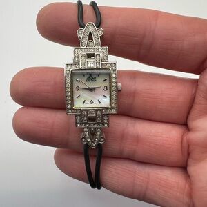 ✨ Franz Xavier Crystal Watch | Mother of Pearl Dial
